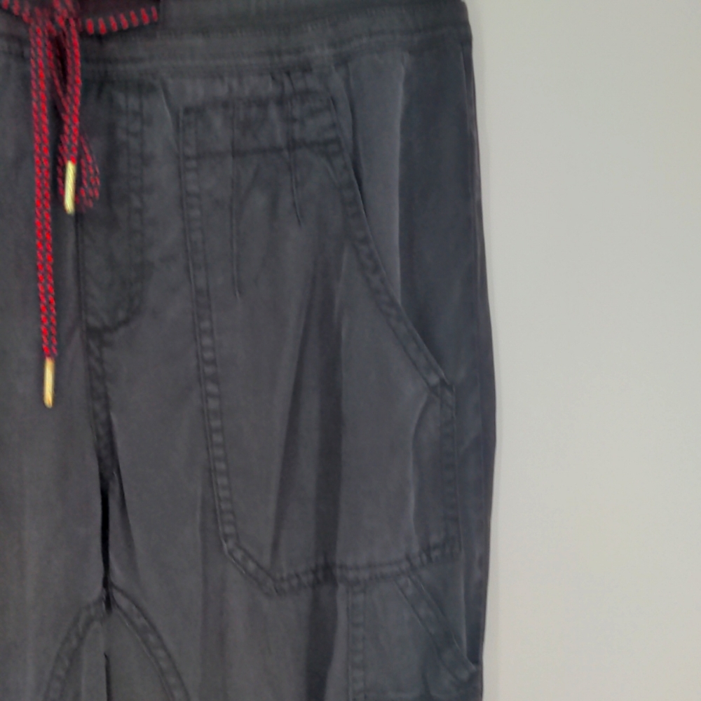 Anthropologie Women's The‎ Nomad High Rise Jogger Size Extra Small Charcoal Boho - Picture 7 of 15